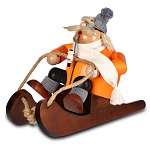 Winter fun on sled<br>Chubby KWO Smoker